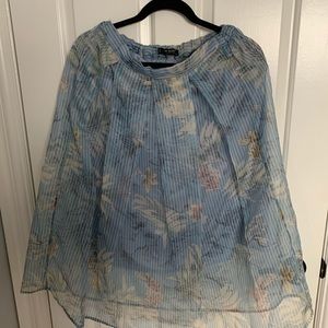 ZARA FLORAL SKIRT